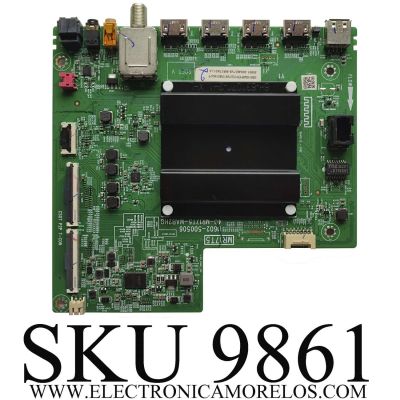 MAIN PARA TV TCL 4K·UHD·HDR (ROKU TV) / NUMERO DE PARTE 30800-000498 / 40-MR17T5-MAB2HG / 11602-500506 / 30801-000465 / MR17T5 / V8-MR17K01-LF / LVU550NDE / ST5461D09-1 VER.2.1 / ST5461D12-4 VER.2.2 / ST5461D18-2 VER.2.1 / MODELO 55S451 / 55S453 / 55S41R